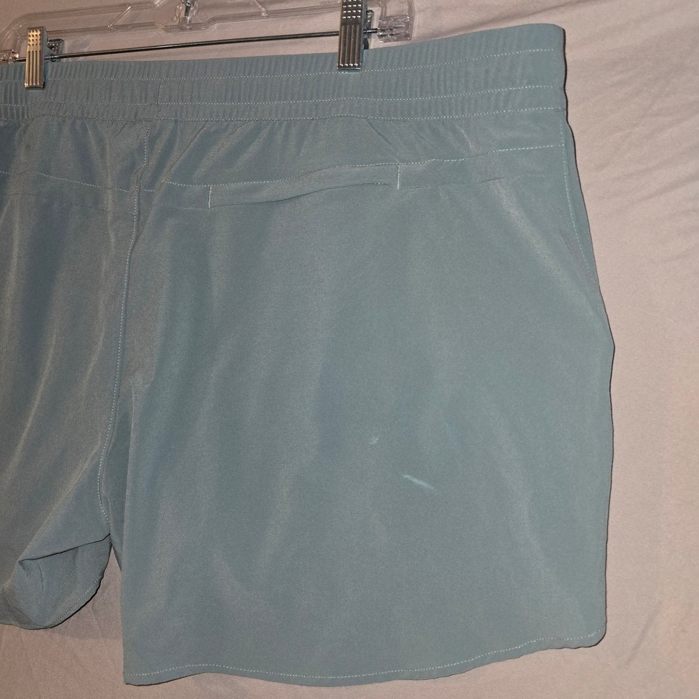 Eddie Bauer Departure Shorts XXL Women Light Blue UPF 50+ Drawstring Hiking - Picture 8 of 11